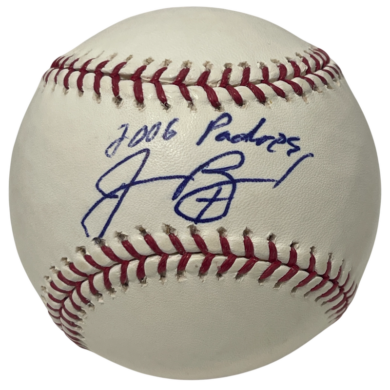 Josh Bard Signed Autographed ROMLB Baseball w/ Padres Insc. LSCM COA