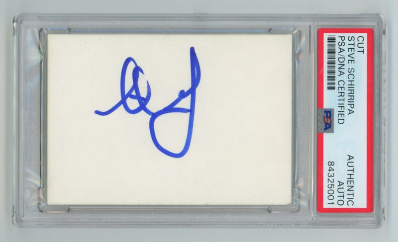 Steve Schirripa Signed Autographed 3x4 Cut PSA DNA Auto Sopranos Blue Bloods