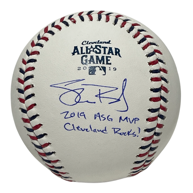 Shane Bieber Signed Auto 2019 All Star Game Baseball MVP + Insc Beckett BAS COA