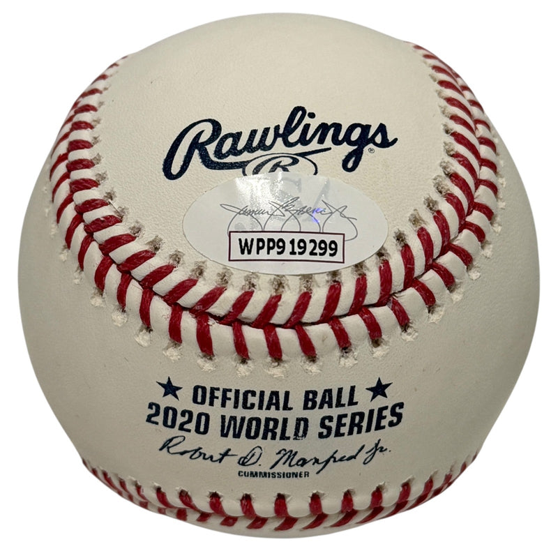 Randy Arozarena Signed 2020 World Series Baseball w/ ALCS MVP JSA COA Mariners