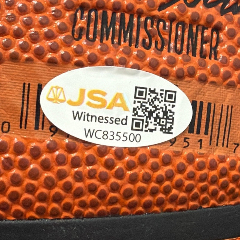 Marcus Camby Signed Autographed Wilson NBA Basketball w/ 07 DPOY JSA Witness COA