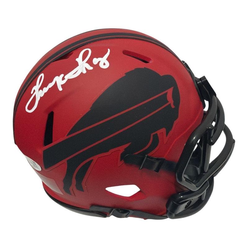 Thurman Thomas Signed Autographed Buffalo Bills Rave Mini Helmet JSA Witness COA