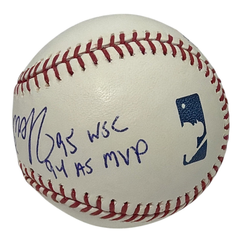 Fred McGriff Signed Autographed ROMLB Baseball w/ 3x Insc JSA COA Braves