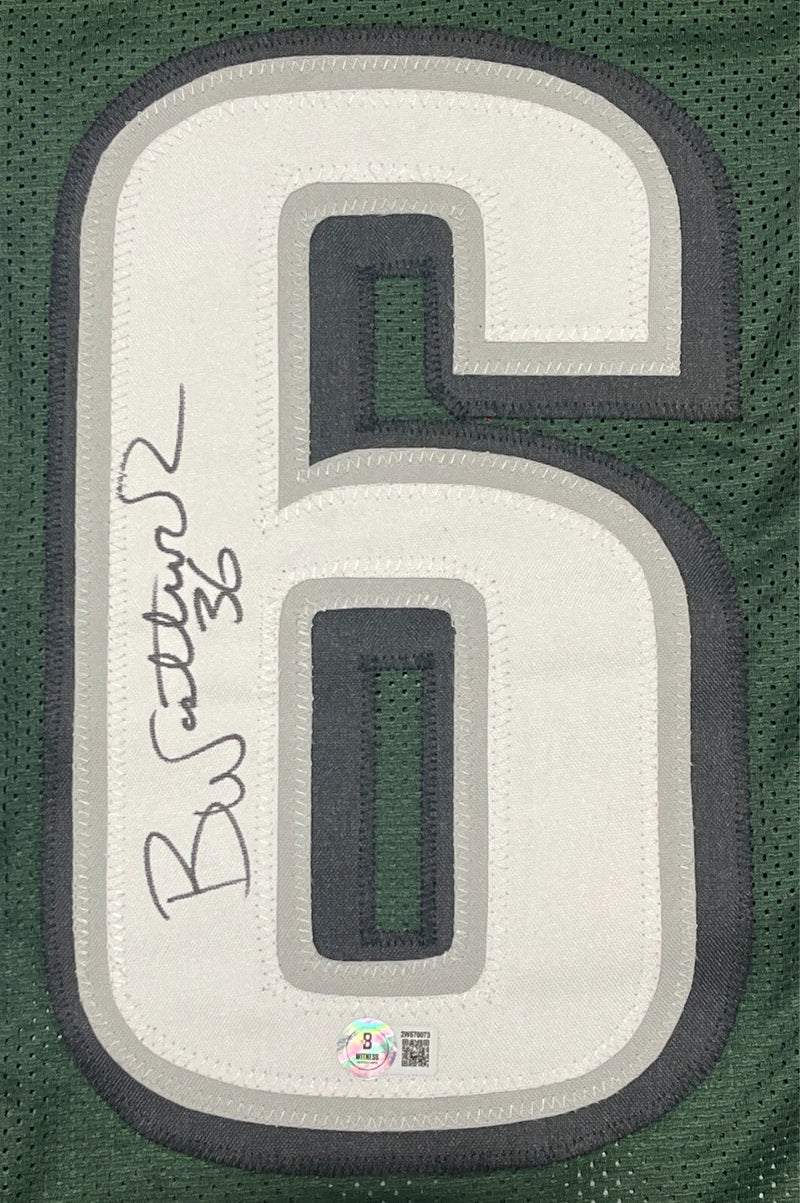 Brian Westbrook Signed Philadelphia Eagles Custom Jersey Beckett Witness BAS COA