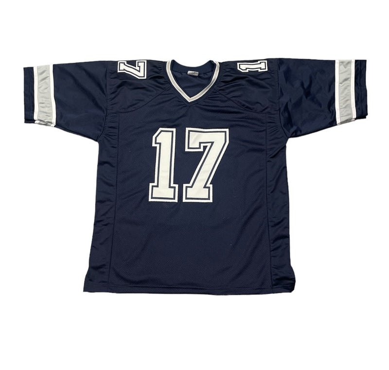 Brandon Aubrey Signed Dallas Cowboys Navy Custom Jersey Beckett Witness BAS COA