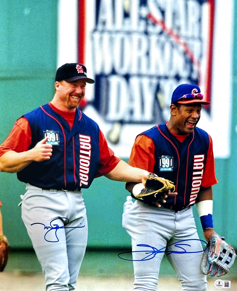 Sammy Sosa Mark McGwire Dual Signed All Star 16x20 Photo Beckett W BAS COA #3