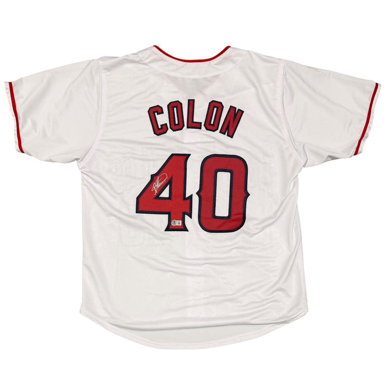 Bartolo Colon Signed Los Angeles Angels Custom Jersey Beckett Witness BAS COA