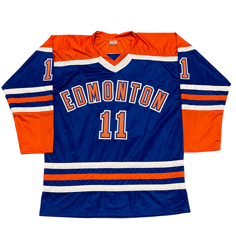 Mark Messier Signed Autographed Edmonton Oilers Custom Jersey Beckett BAS COA