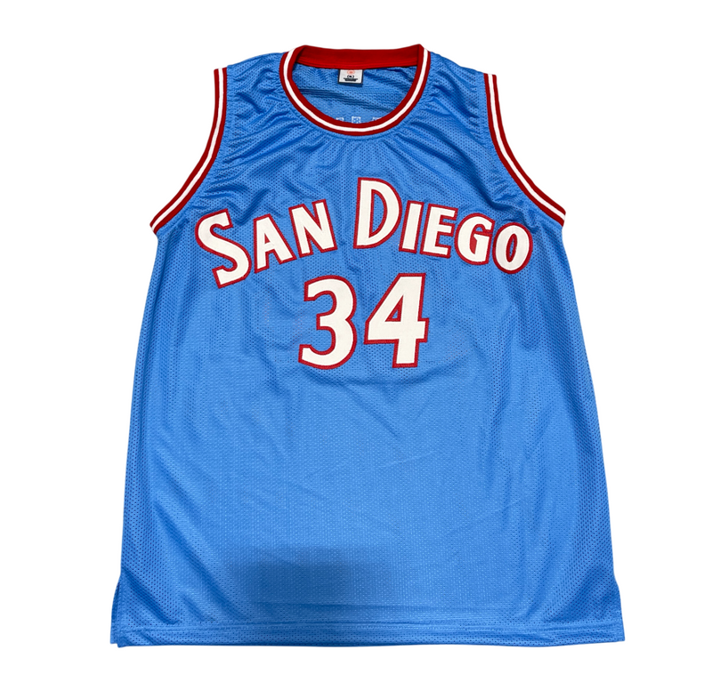 Terry Cummings Signed San Diego Clippers Custom Jersey 83 ROY Beckett W BAS COA