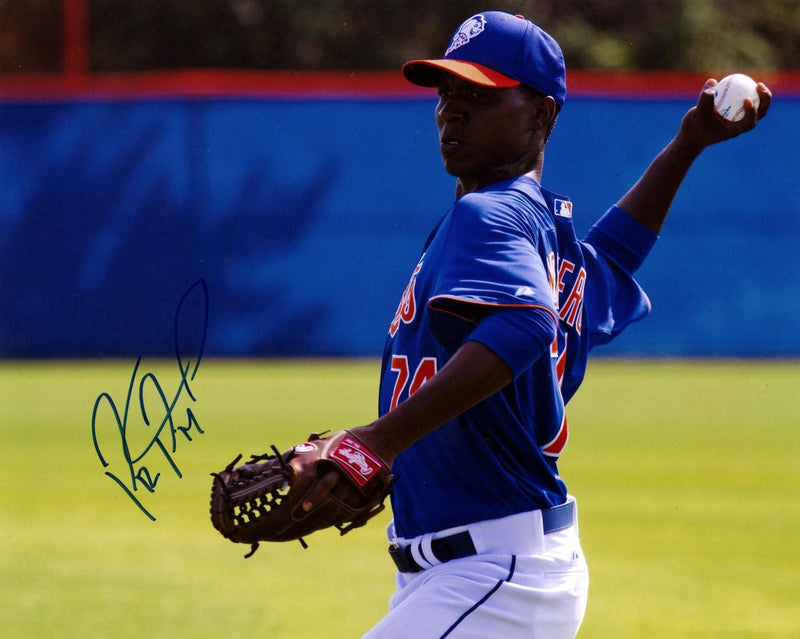 Rafael Montero Signed Autographed New York Mets 8x10 Photo LSCM COA #5