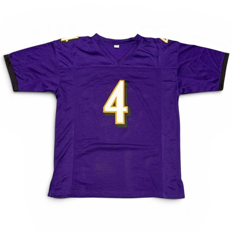 Zay Flowers Signed Baltimore Ravens Custom Jersey Beckett Witness BAS COA