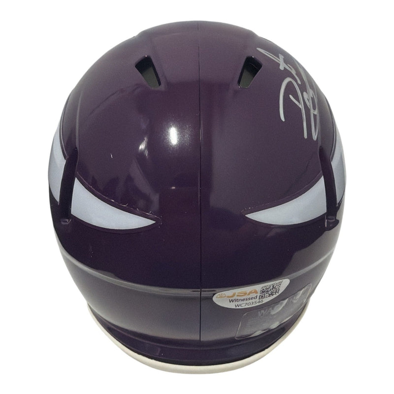 Daunte Culpepper Signed Minnesota Vikings TB Mini Helmet JSA Witness COA