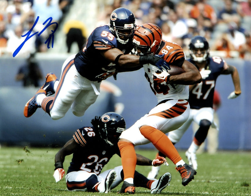 Lance Briggs Signed Autographed Chicago Bears 8x10 Photo LSCM COA #2