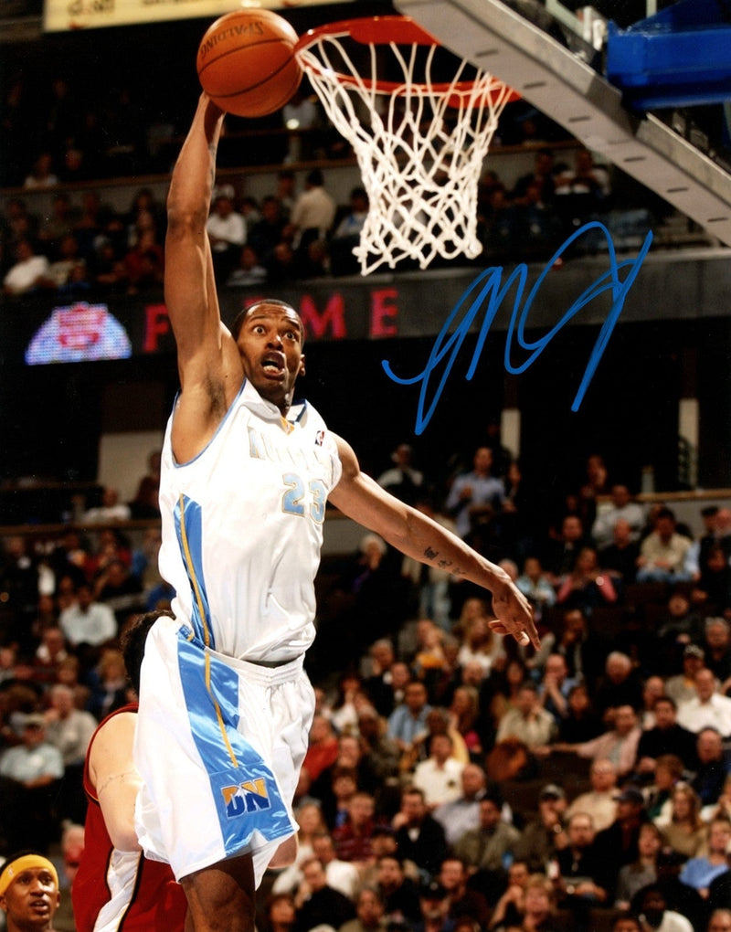 Marcus Camby Signed Autographed Denver Nuggets 8x10 Photo LSCM COA #2