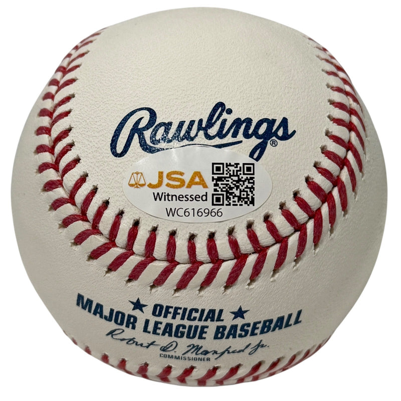 Steve Trachsel Signed Autographed ROMLB Baseball w/ 96 AS JSA Witness COA