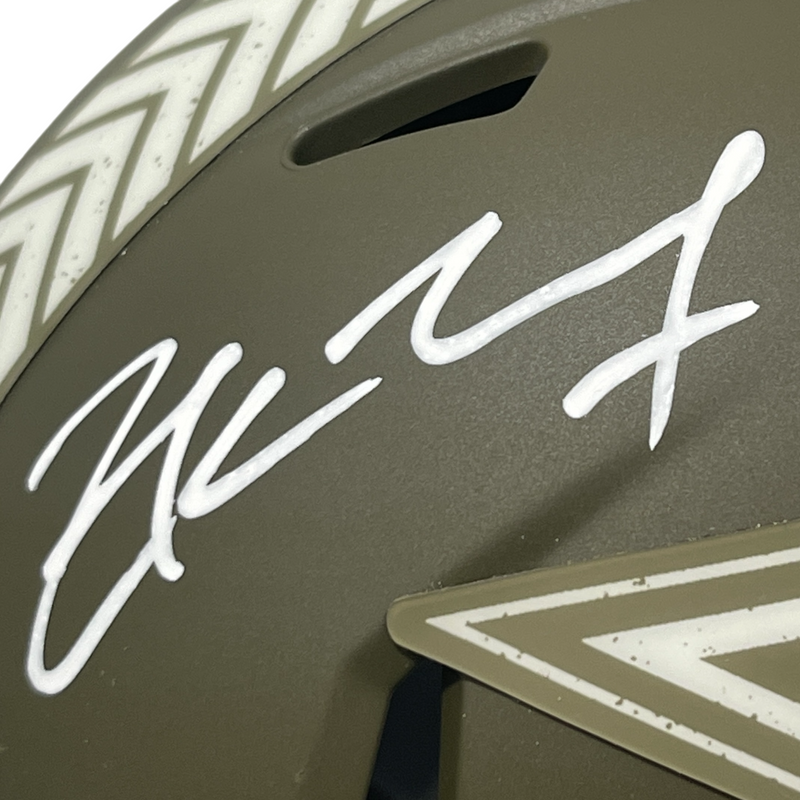 Zack Martin Signed Dallas Cowboys Salute 23 Mini Helmet Beckett Witness BAS COA