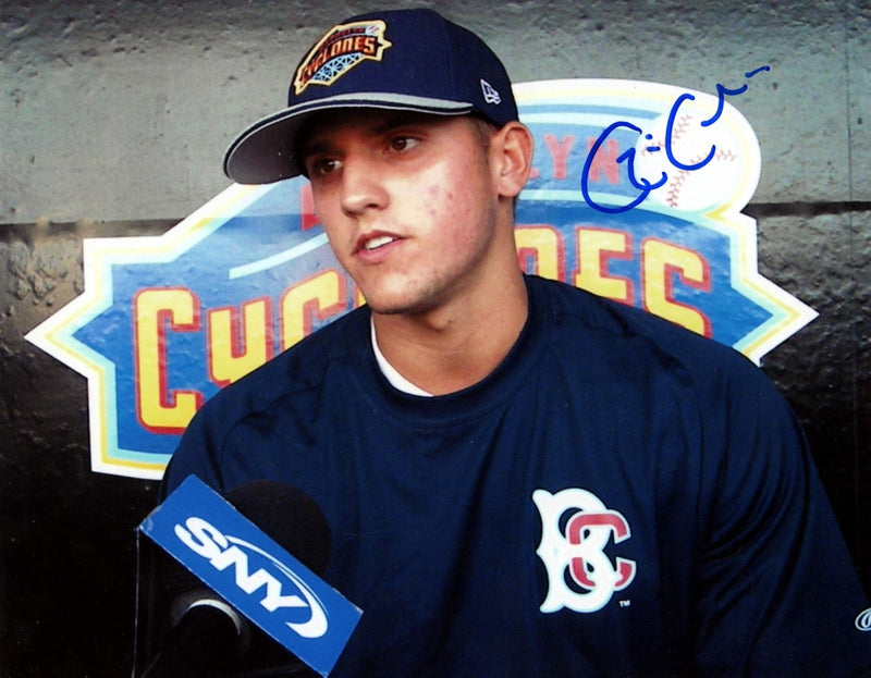 Gavin Cecchini Signed Brooklyn Cyclones 8x10 Photo LSCM COA #4