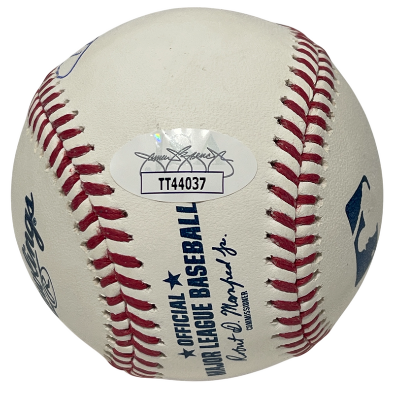 Darryl Strawberry & Howard Johnson Signed ROMLB Baseball w/ Ins JSA COA Mets