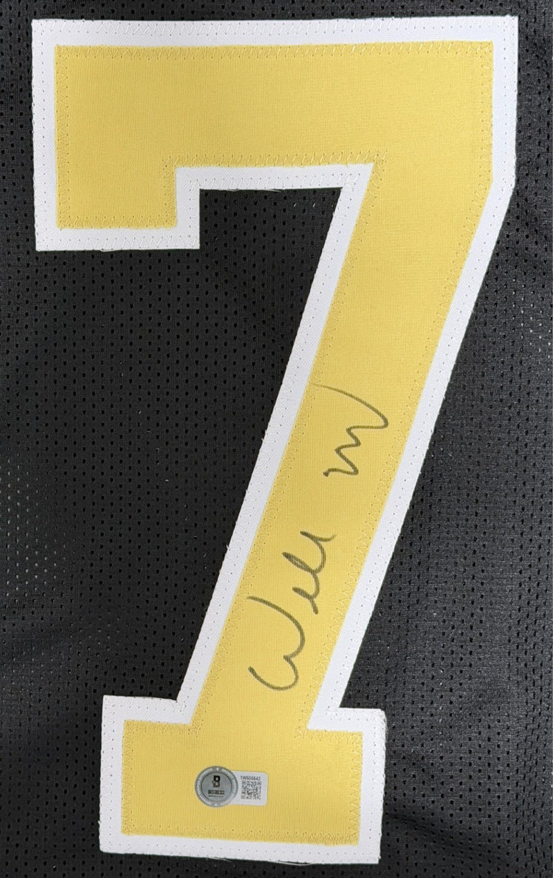 Willie Roaf Signed New Orleans Saints Custom Jersey Beckett Witness BAS COA