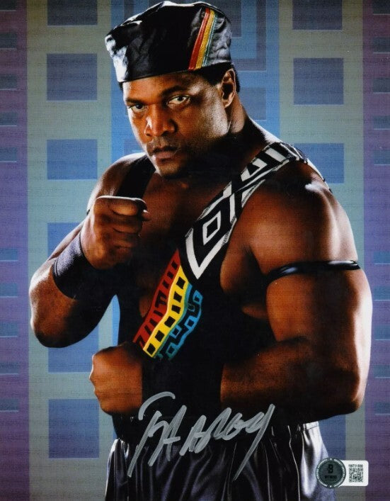 Ron "Faarooq" Simmons Signed Auto Autographed 8x10 Photo Beckett BAS COA #2