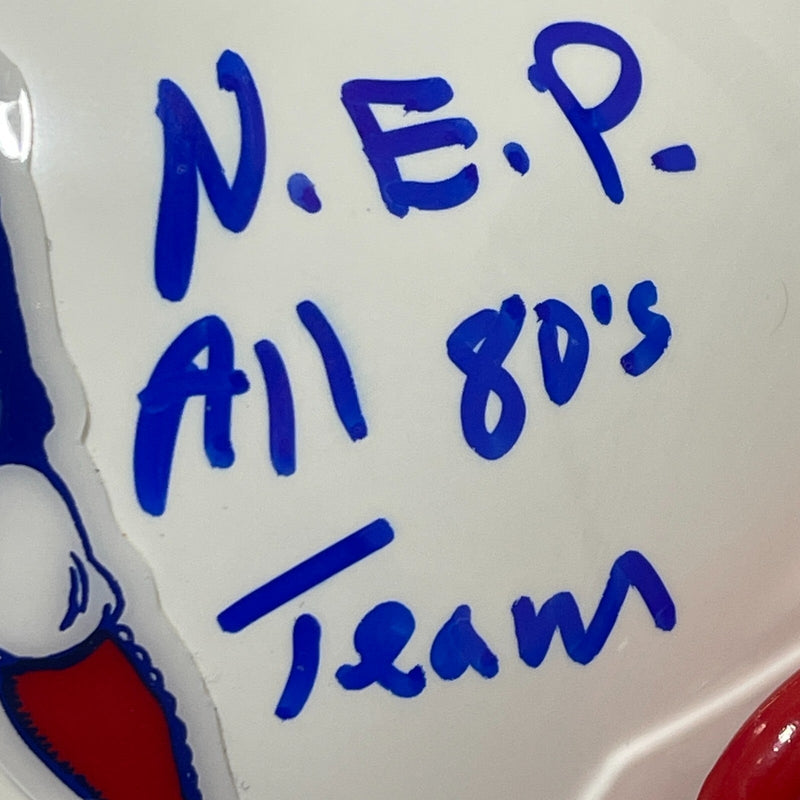 Ronnie Lippett Signed Patriots TB Mini Helmet w/ NEP All 80s Beckett W BAS COA