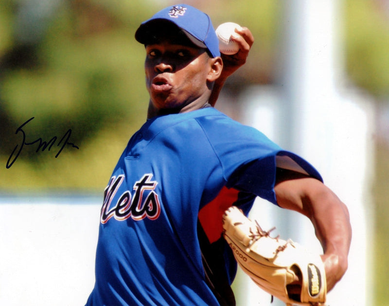 Jenrry Mejia Signed Autographed New York Mets 8x10 Photo LSCM COA #3