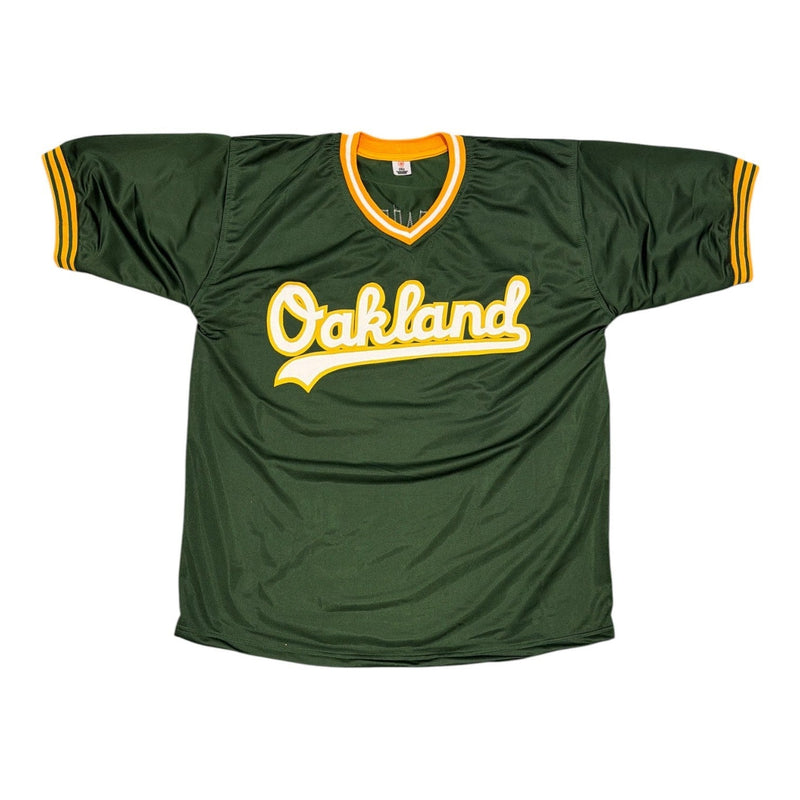 Dave Stewart Signed Autographed Oakland Athletics Custom Jersey JSA Witness COA