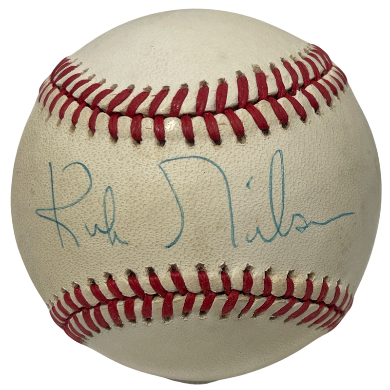 Kirk Gibson Signed Rawlings National League Baseball Detroit Tigers JSA COA B