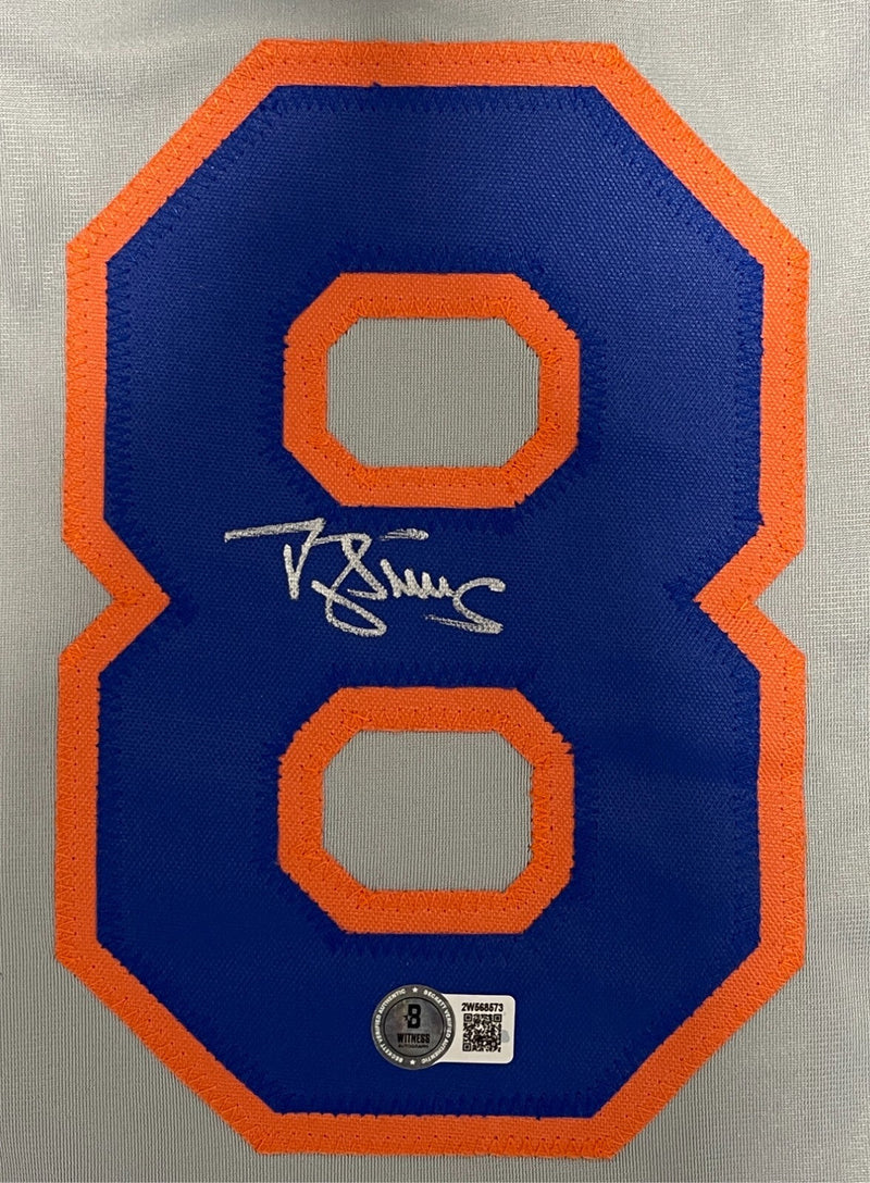 Darryl Strawberry Signed New York Mets Custom Jersey Beckett Witness BAS COA