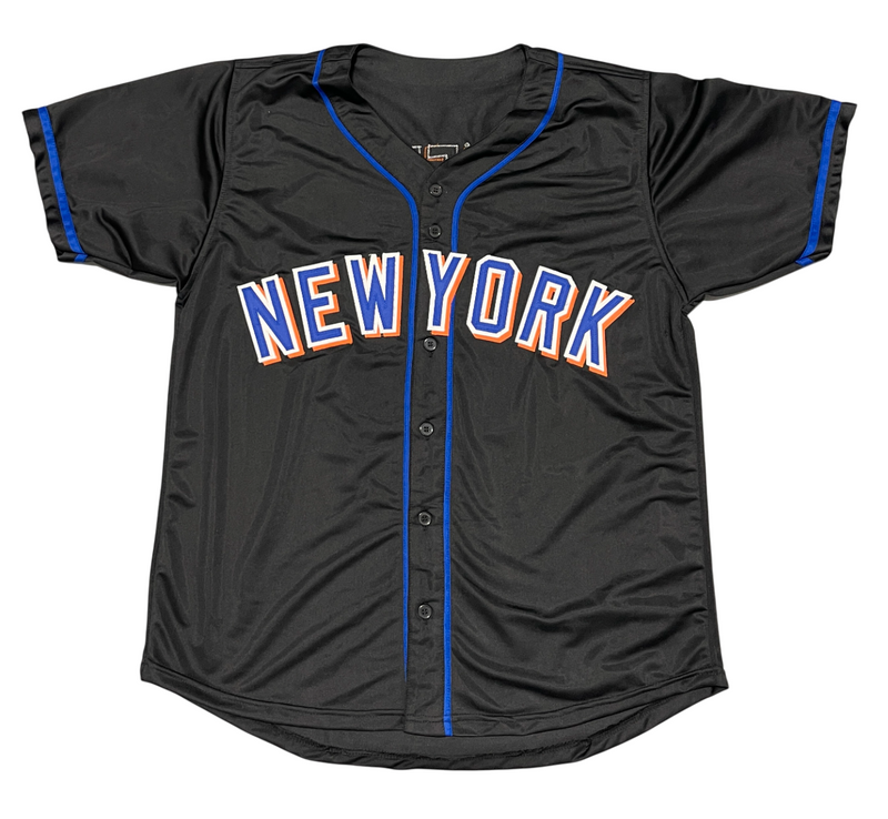 Gary Sheffield Signed Mets Custom Jersey w/ 500 HR Club Beckett Witness BAS COA
