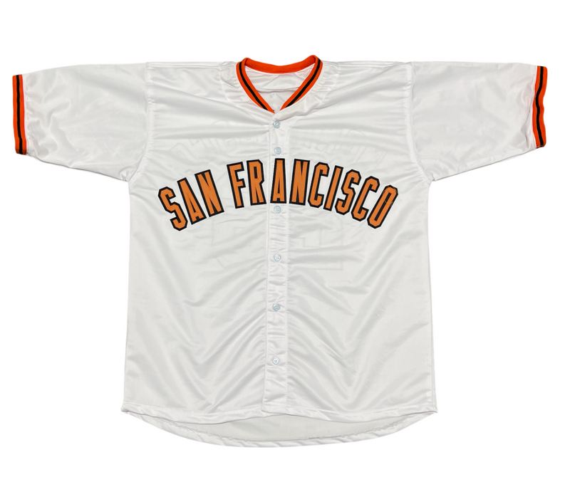 John Montefusco Signed SF Giants Custom Jersey w/ 2 Insc ROY Beckett Wit BAS COA