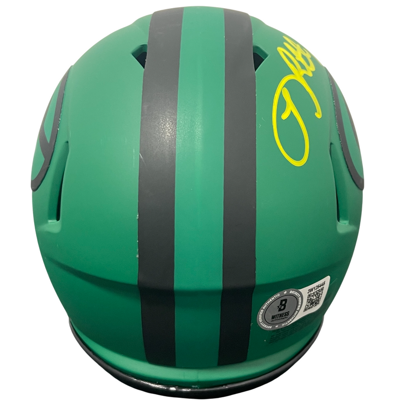LeRoy Butler Signed Packers Rave Mini Helmet w/ HOF 22 Beckett Witness BAS COA