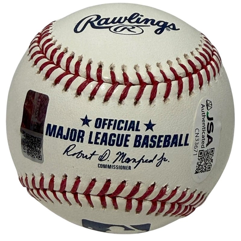 David Bednar Signed Autographed ROMLB Baseball w/ Renegade JSA COA Yankees