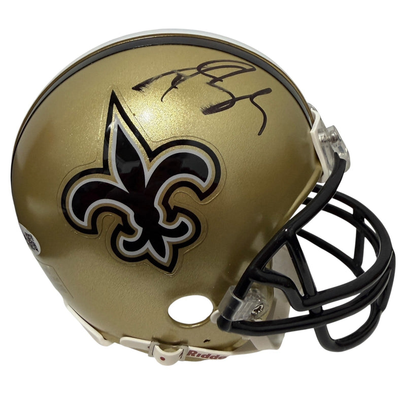 Drew Brees Signed Autographed New Orleans Saints VSR4 Mini Helmet JSA COA