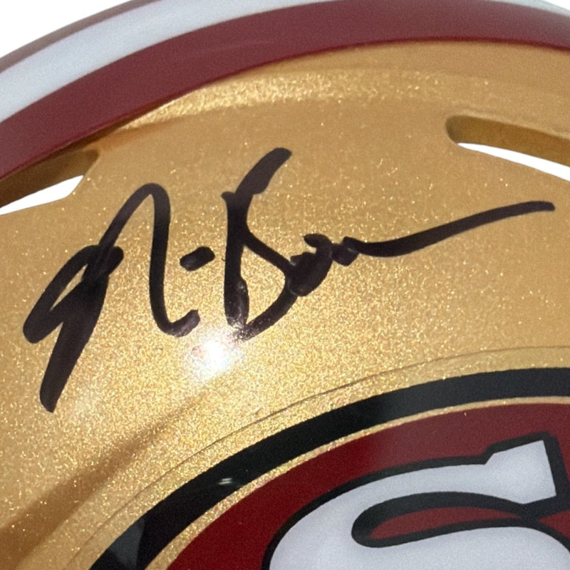NaVorro Bowman Signed San Francisco 49ers Speed Mini Helmet Beckett Wit BAS COA