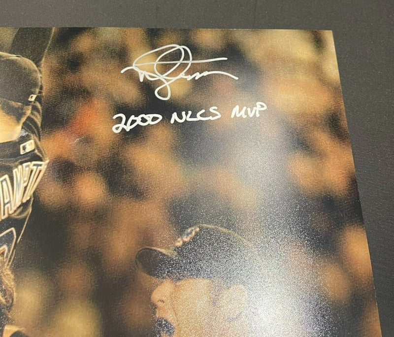 Mike Hampton Signed Auto New York Mets 16x20 Photo "2000 NLCS MVP" JSA WIT COA