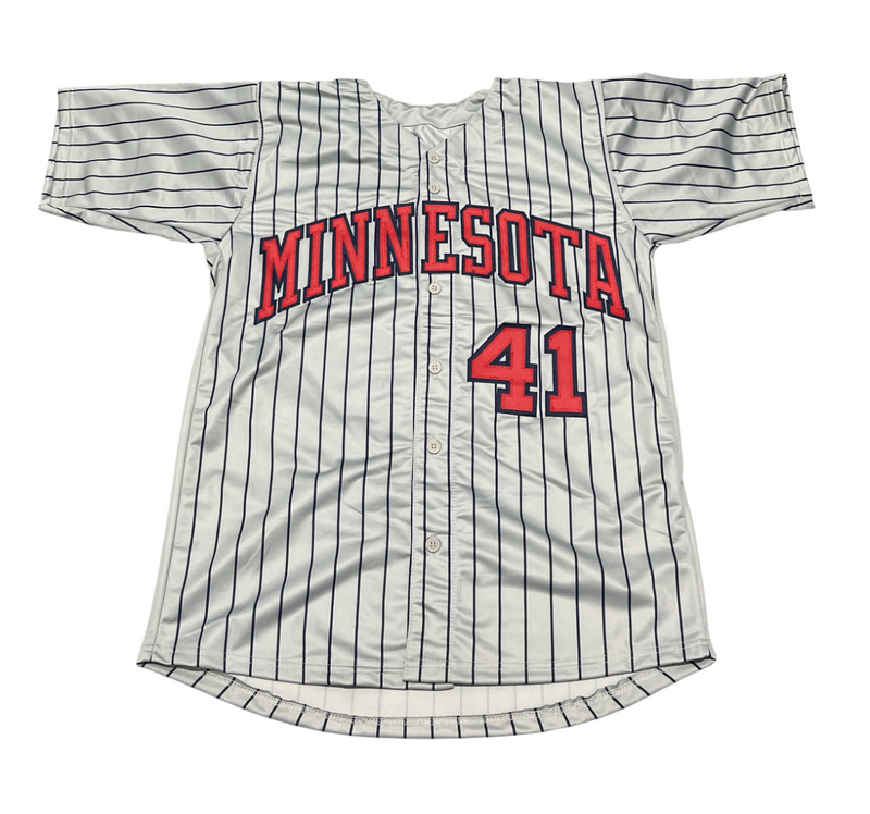 Jeff Reardon Signed Minnesota Twins Custom Jersey w/ 87 WSC Beckett Wit BAS COA