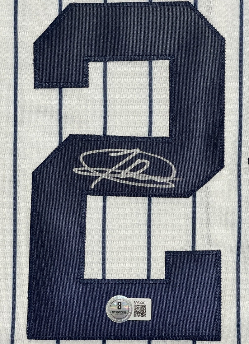 Jasson Dominguez Signed New York Yankees Nike Jersey Beckett Witness BAS COA