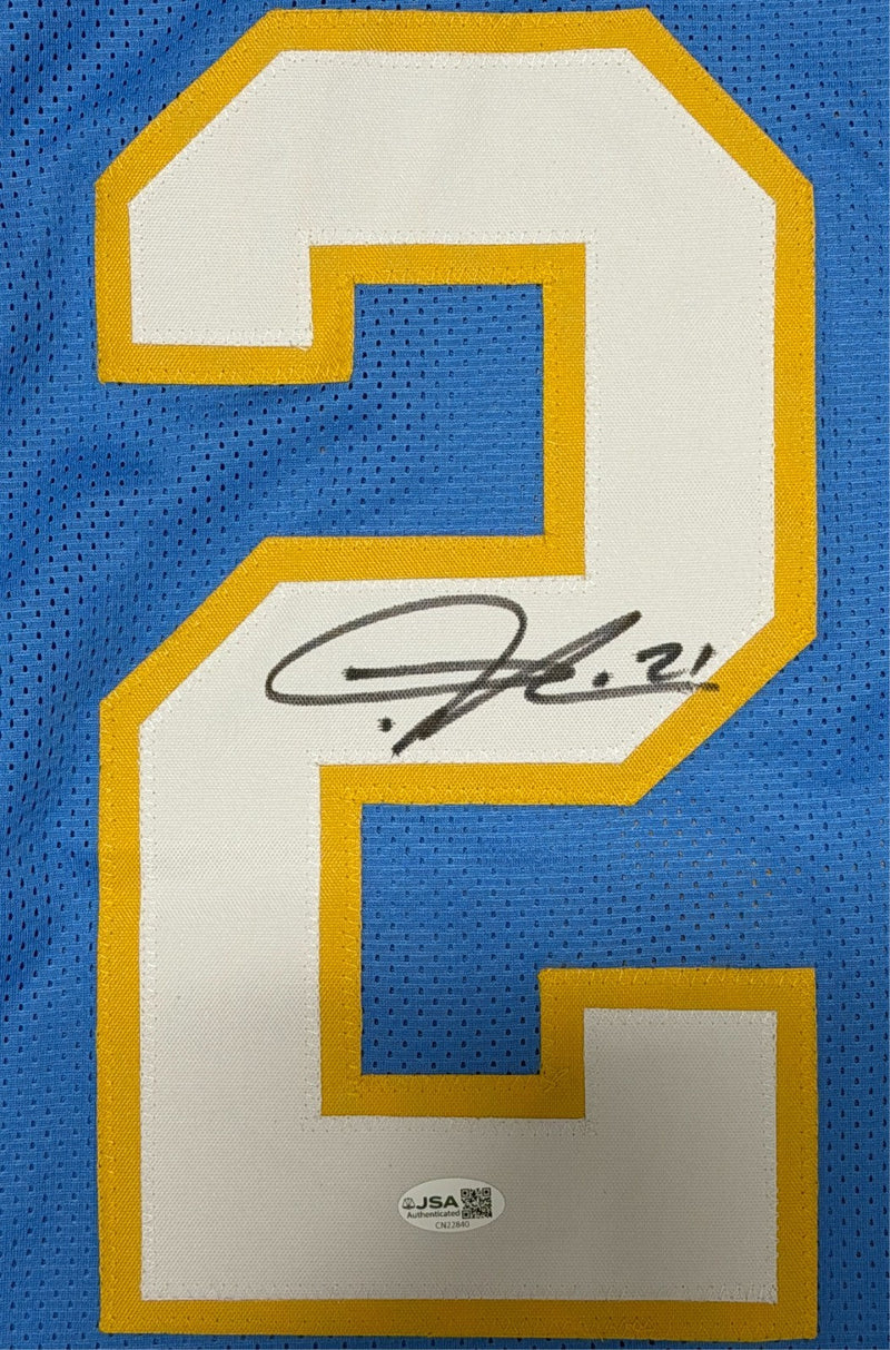 LaDainian Tomlinson Signed Autographed San Diego Chargers Custom Jersey JSA COA