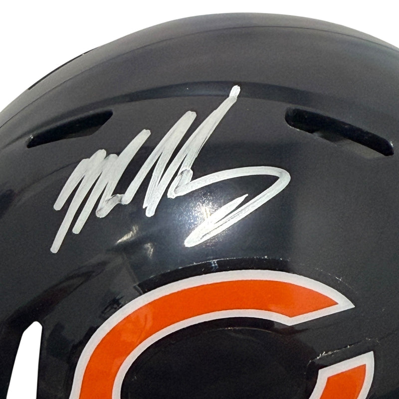 Mike Singletary Signed Autographed Chicago Bears Speed Mini Helmet JSA Wit. COA