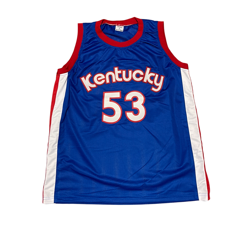 Artis Gilmore Signed Kentucky Custom Jersey w/ 3 Ins Beckett Witness BAS COA