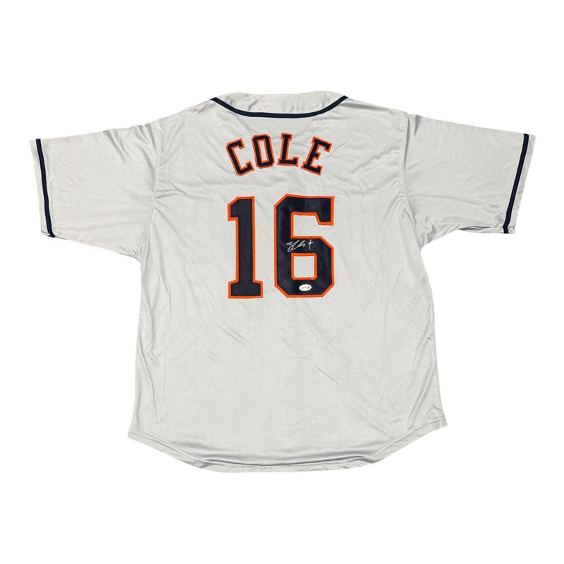 Zach Cole Signed Autographed Houston Astros Custom Jersey JSA COA