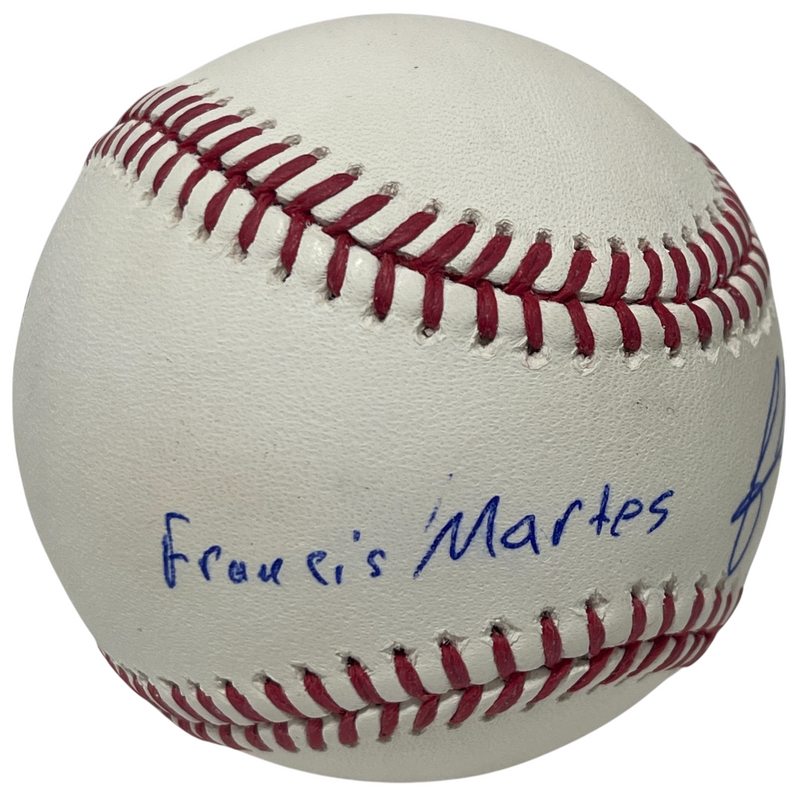 Francis Martes Signed Full Name ROMLB Baseball Houston Astros LSCM COA