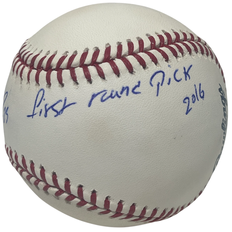 Delvin Perez Signed ROMLB Baseball Cardinals w/ 1st Round Pick Insc. LSCM COA