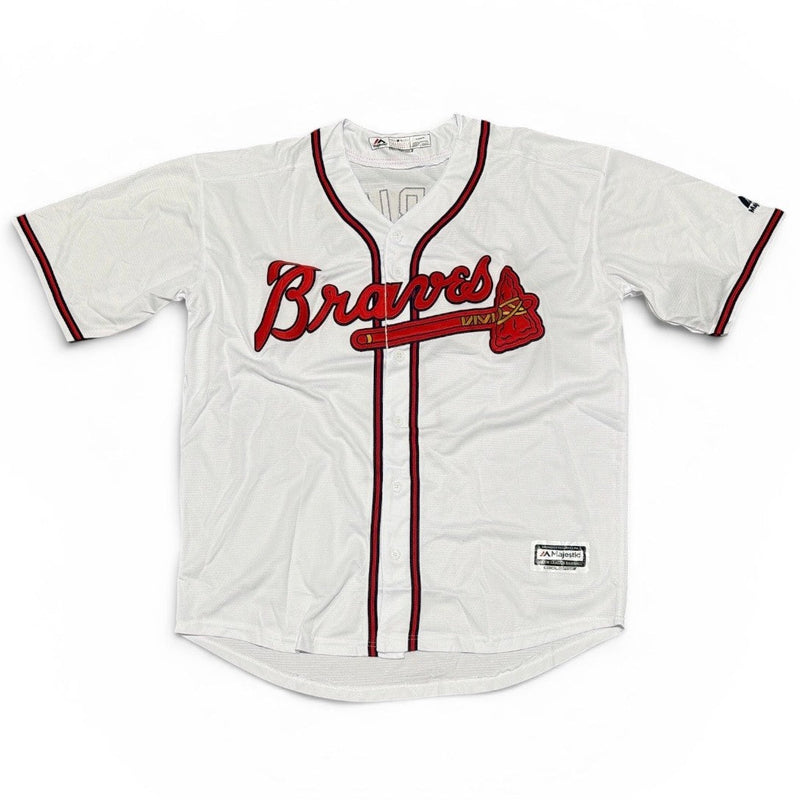 Ozzie Albies Signed Autographed Atlanta Braves Custom Replica Jersey BAS COA