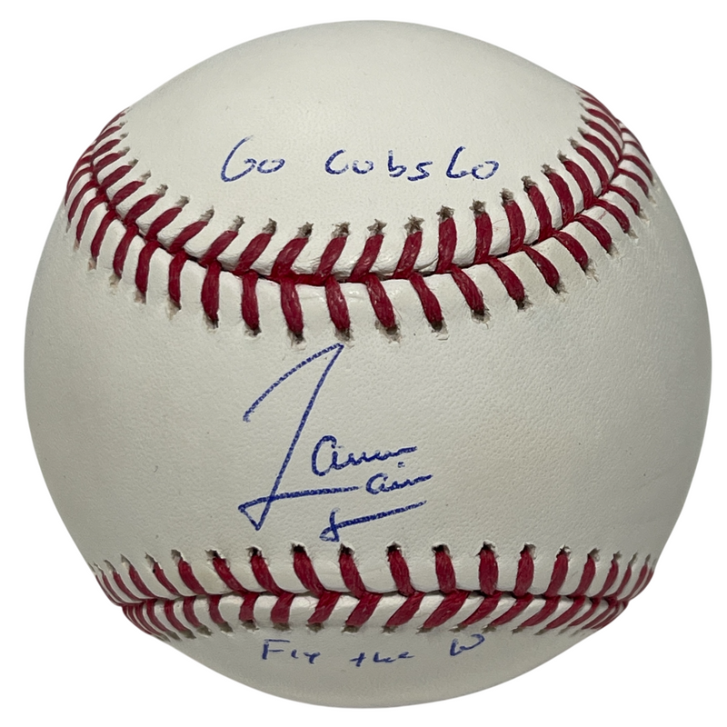 Jameson Taillon Signed Rawlings ROMLB Baseball w/ 2 Ins Beckett Witness BAS COA