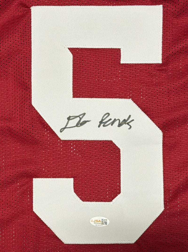 D'Angelo Ponds Signed Indiana Hoosiers Custom Jersey JSA Witness COA