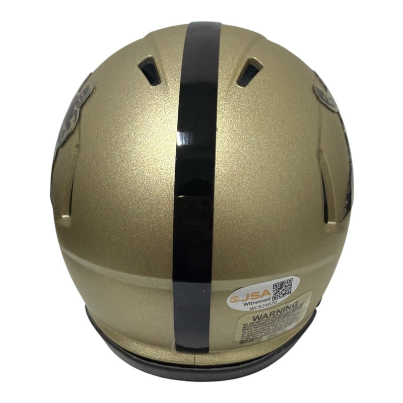 Charlie Ward Signed Autographed Heisman Logo Speed Mini Helmet JSA Witness COA