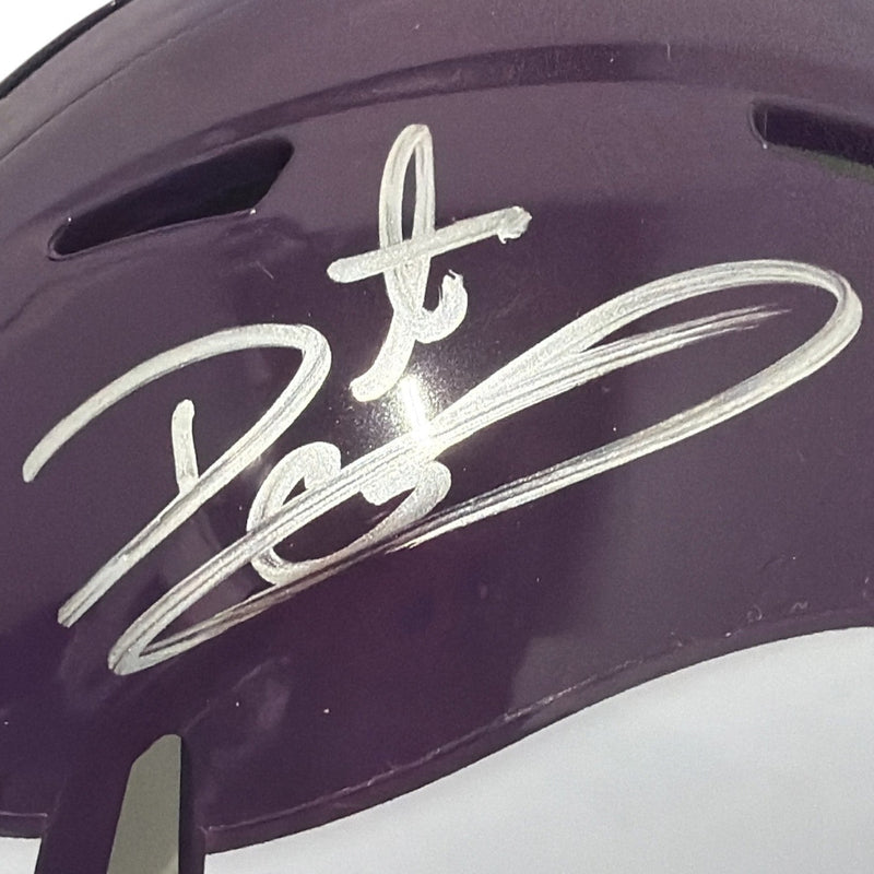 Daunte Culpepper Signed Minnesota Vikings TB Mini Helmet JSA Witness COA