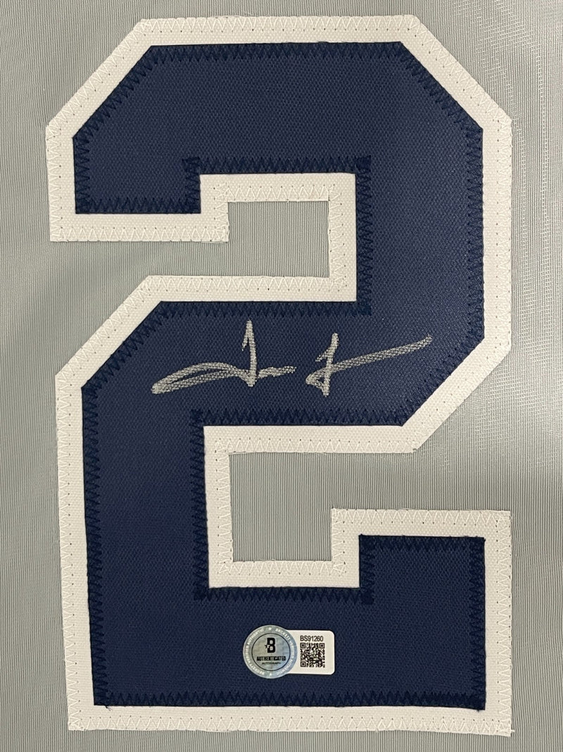 Jason Giambi Signed Autographed New York Yankees Custom Jersey Beckett BAS COA